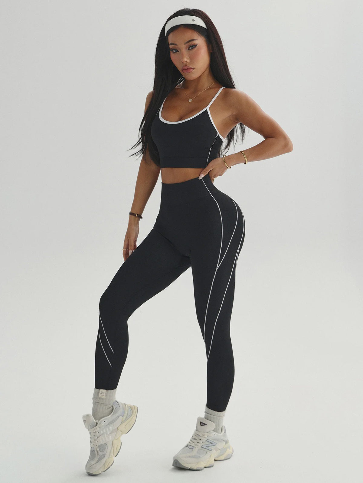 Seamless Yoga Set Dames: Sport BH & Hoge Taille Legging