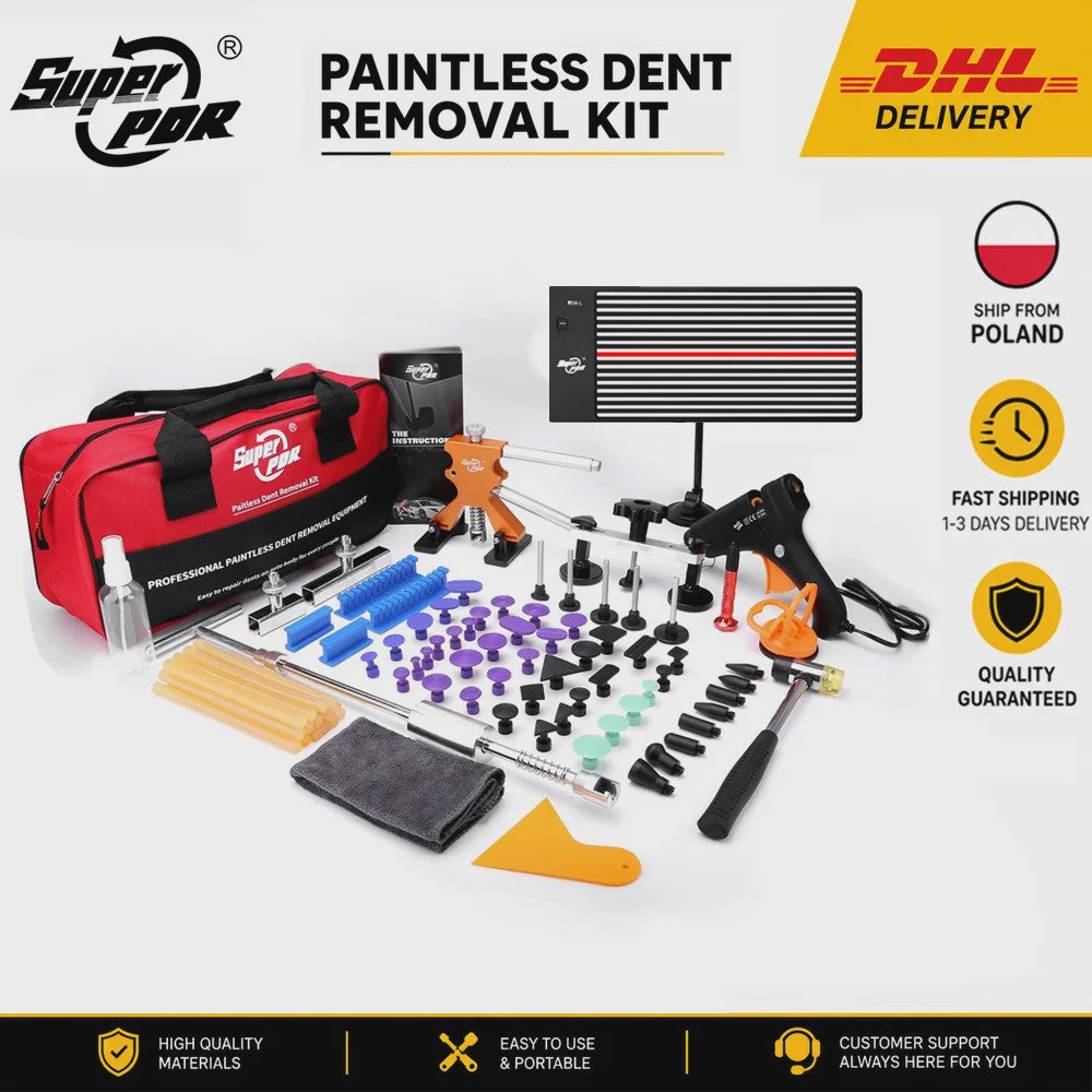 Professionele PDR Kit: Deuk Verwijderen zonder Lakbeschadiging - Complete Set