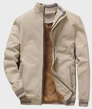 Warme Heren Aviator Jas met Fleece Voering - Perfect voor Herfst & Winter