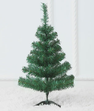 Kerstboom 60cm PVC - Decoratieve Mini Kerstboom voor Bureau of Tafel (Groen, Roze, Wit Sneeuw)
