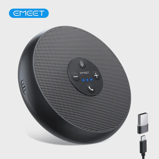 EMEET USB Conferentie Speakerphone met 360° Microfoon voor Online Vergaderingen