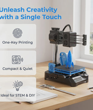 Easythreed K7 Mini FDM 3D Printer - Compact, Stil & Ideaal voor Beginners