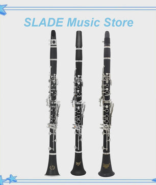 Bb Klarinet 17 Toetsen Zwart Bakeliet Houtblazer Muziekinstrument Set