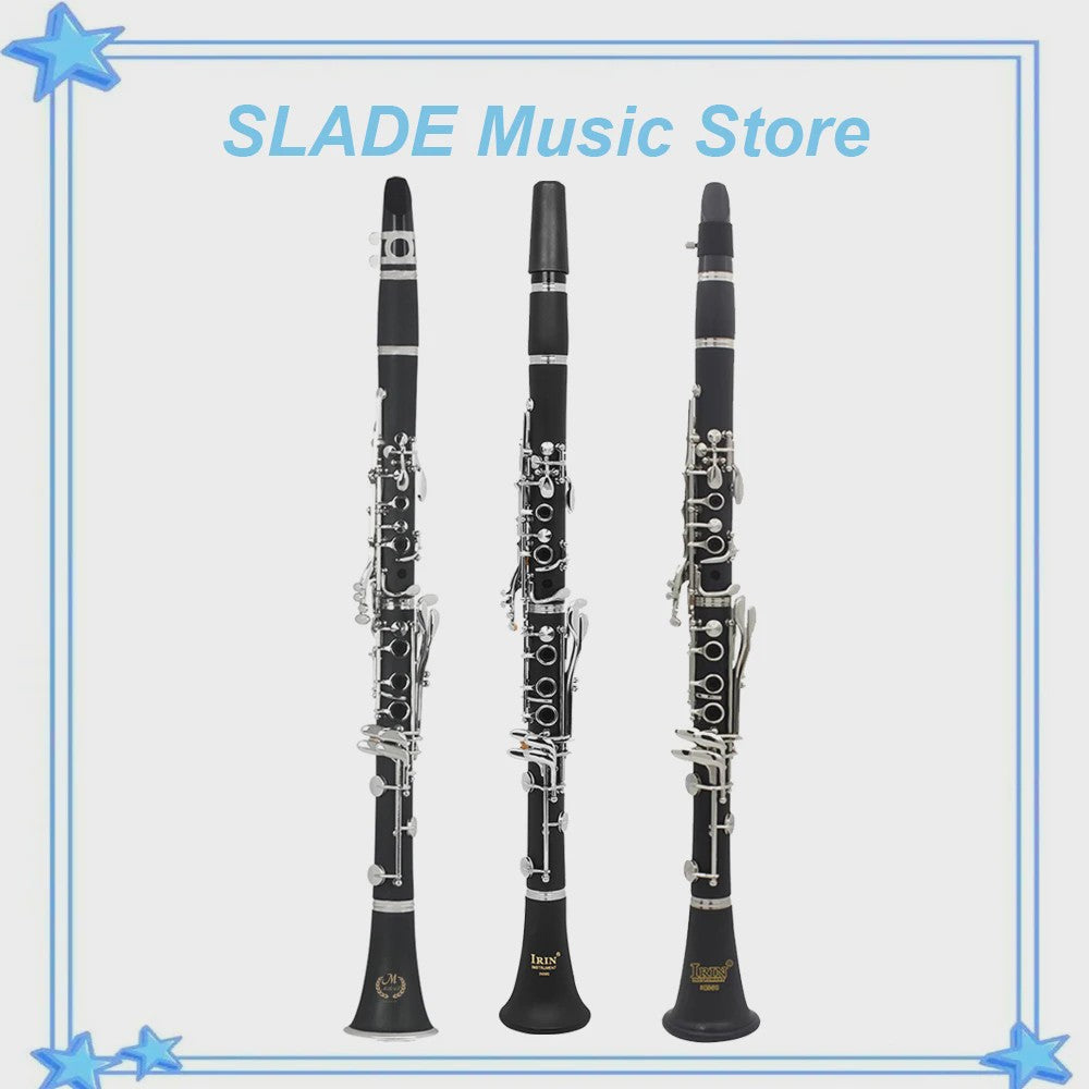 Bb Klarinet 17 Toetsen Zwart Bakeliet Houtblazer Muziekinstrument Set