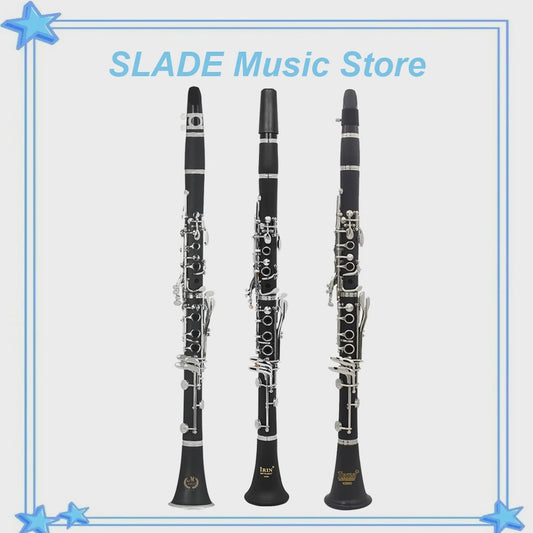 Bb Klarinet 17 Toetsen Zwart Bakeliet Houtblazer Muziekinstrument Set
