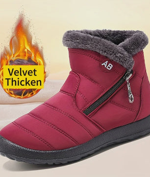 Dames Winter Snowboots: Warme Faux Fur Voering, Waterdicht & Comfortabel voor Koude Dagen