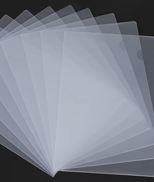 50x A4 PVC Waterproof L-vormige Mappen - Documenthouders voor Kantooropslag