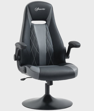 Ergonomische Gaming Stoel met Draaibare Metalen Voet en Verstelbare Hoogte