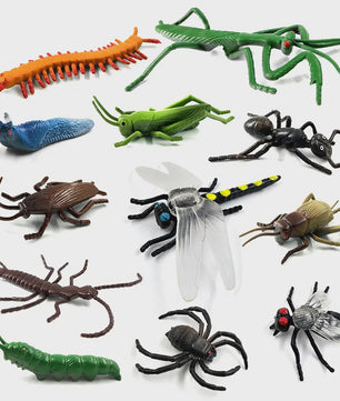 12-delige set realistische insectenfiguren voor tuin en huisdecoratie