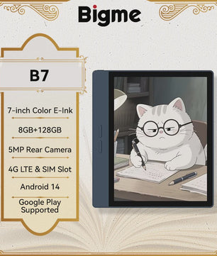 Bigme B7: 7" E-Ink E-Reader met Android 14, 8+128GB en Penondersteuning