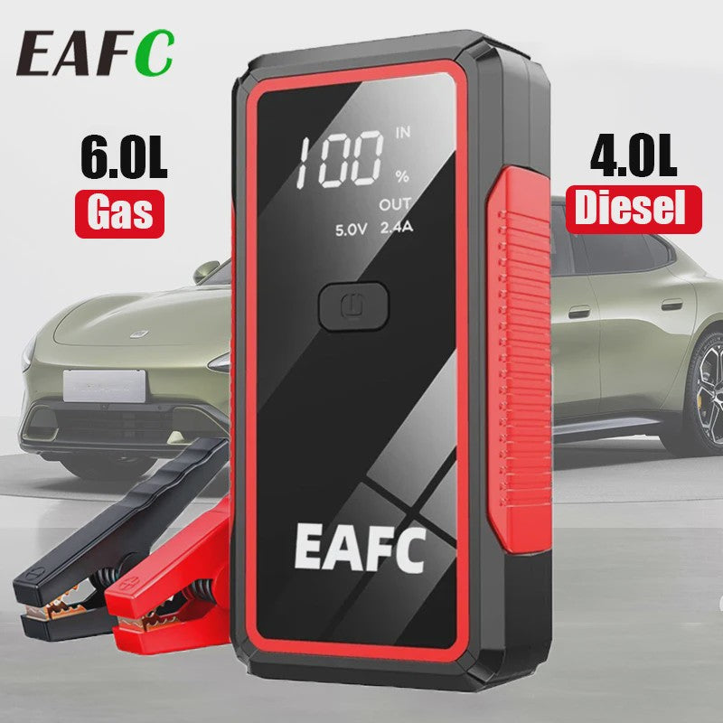 Krachtige 12V Auto Jump Starter & Powerbank - Start Benzine & Diesel Motoren