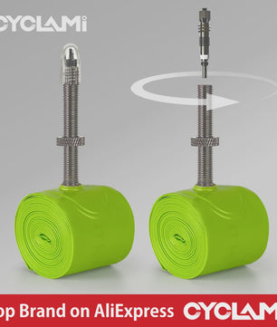 CYCLAMI Ultralichte TPU Binnenband voor Racefiets 700C - Verwisselbare Presta Ventiel
