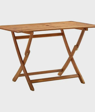Opvouwbare Tuintafel Acacia Hout 120x70x75 cm - Duurzaam & Lichtgewicht