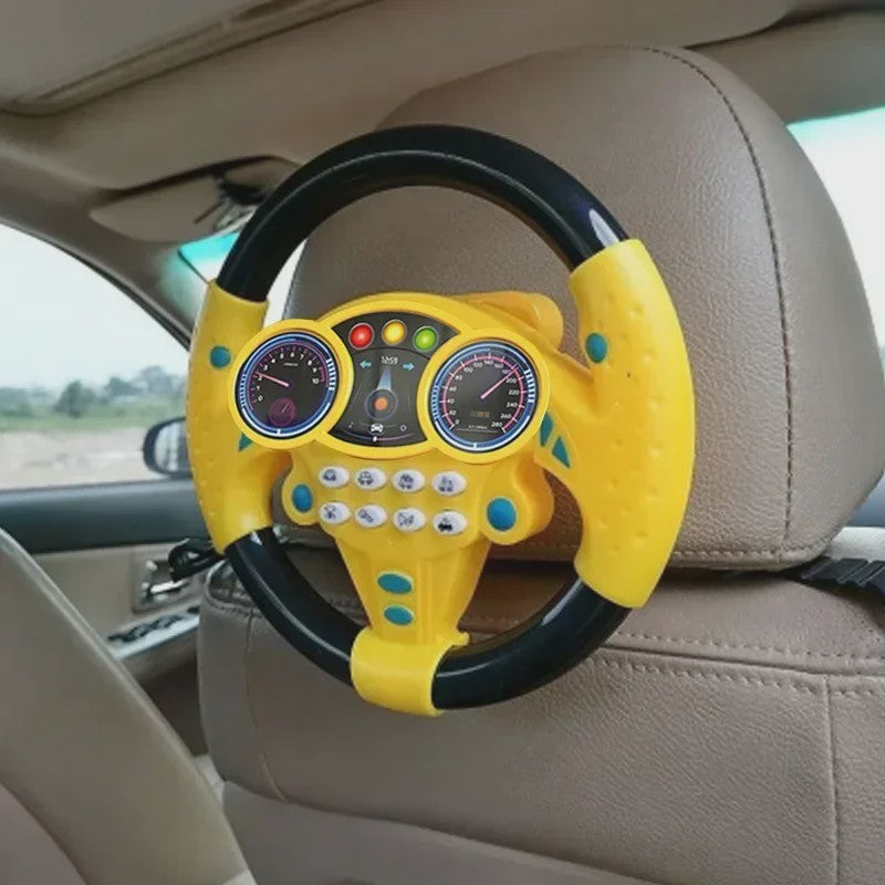 Interactief Stuurwiel Speelgoed voor Kinderen - Vroegeducatief Rijsimulatiespel met Geluid en Licht