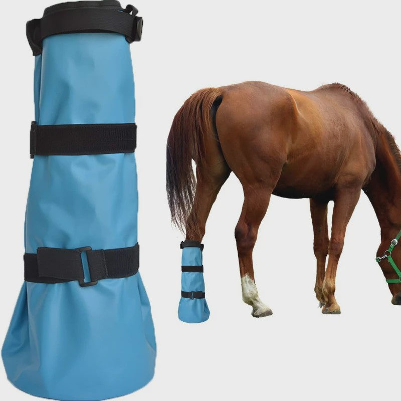 Paardenhoef Soak Boot - Gemakkelijk Gebruik voor Hoefverzorging & Behandeling
