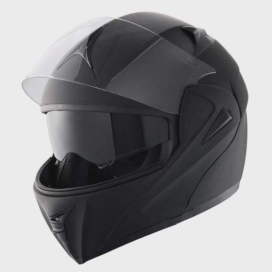 SucceBuy Motorhelm Unmasked ABS & EPS - Veilig, Comfortabel & Verstelbaar met Dubbel Vizier