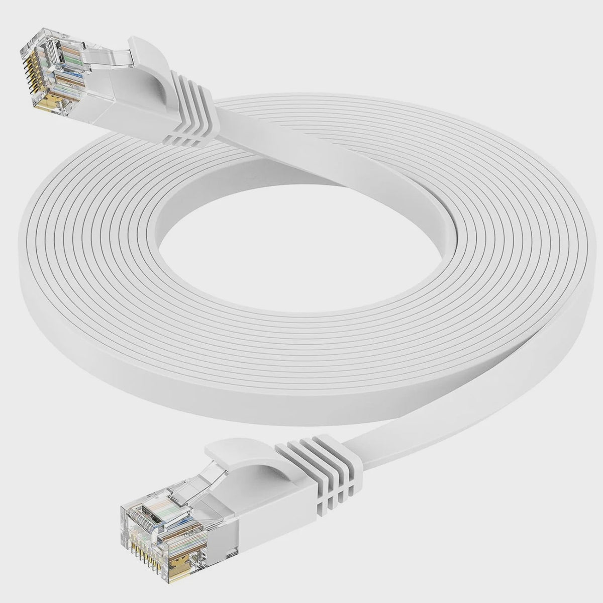 Cat6 Flat Netwerk Kabel - Gigabit Snelheid tot 1000Mbps - Diverse Lengtes (0.3m t/m 30m)