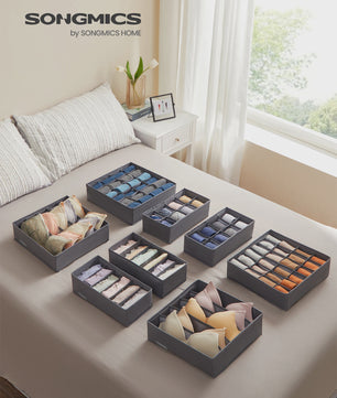 Set van 8 Opvouwbare Lade-Organizers voor Ondergoed, Sokken en Accessoires