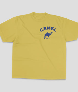 Retro Camel Paris-Dakar 1990 Race T-Shirt - JDM Streetwear Katoen