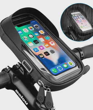 Waterdichte Fiets Telefoonhouder met Touchscreen voor Handlebar (tot 6.4 inch)
