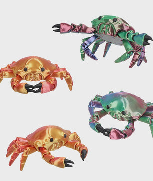 Flexibele 3D Geprinte Krab Speelgoed met Beweegbare Gewrichten - Decoratie & Cadeau