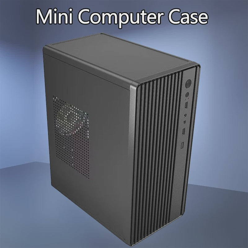 Compacte Mini PC Behuizing voor M-ATX/ITX Moederborden met ATX Voeding & Snelle Koeling