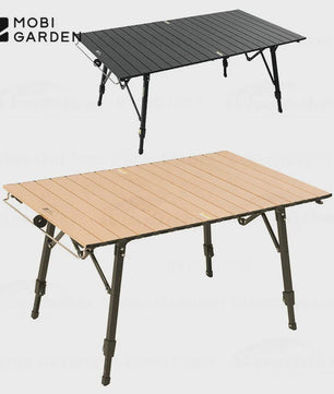 Mobi Garden X-Type Aluminium Campingtafel - Lichtgewicht, Opvouwbaar & Verstelbaar