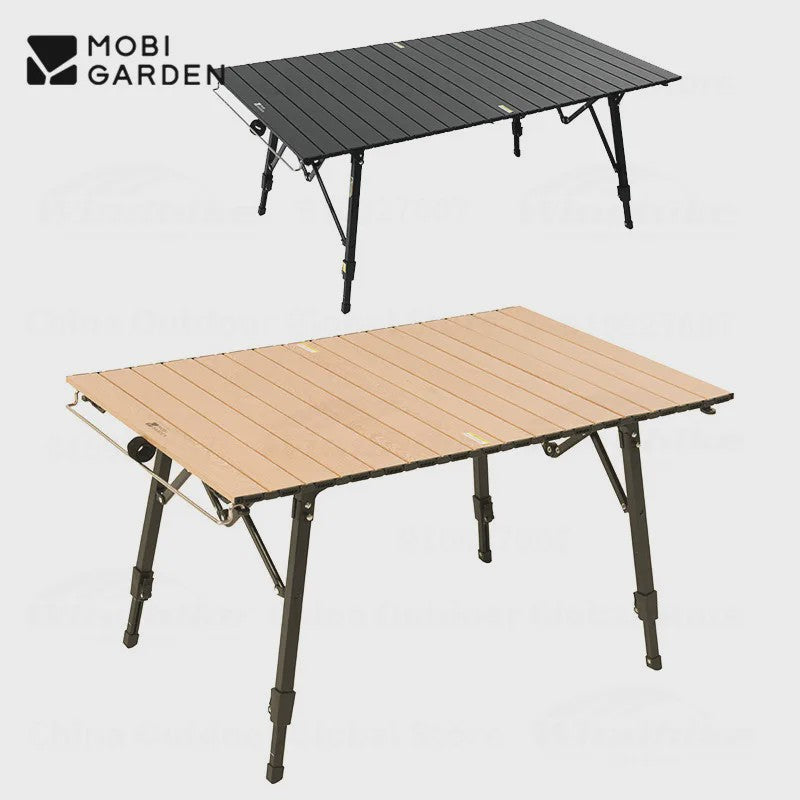 Mobi Garden X-Type Aluminium Campingtafel - Lichtgewicht, Opvouwbaar & Verstelbaar
