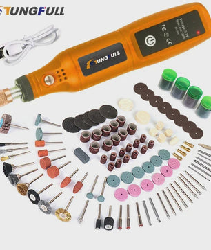 Draadloze Mini Rotary Tool: USB Oplaadbare Boor & Polijstmachine voor DIY Projecten