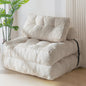 Opvouwbaar Slaapbank Stoel - Comfortabele Lounge Sofa Bed met Kussen