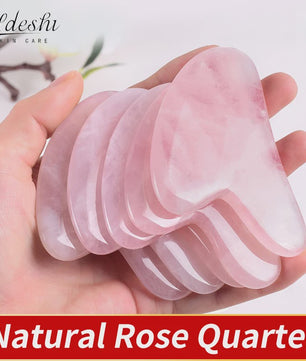 Natuurlijke Jade Gua Sha Schraper & Roller voor Gezichtsmassage - Verstevigende Huidverzorging