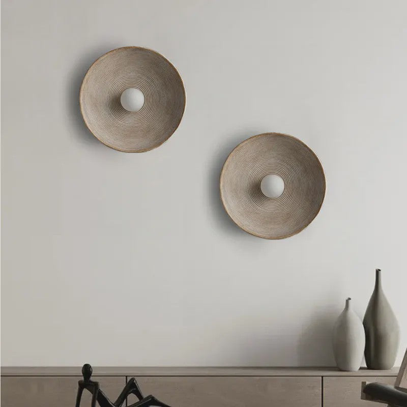 Retro Ronde Wandlamp - Stijlvolle Decoratie voor Binnen en Corridor