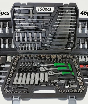 150-delige Multifunctionele Autoreparatie Gereedschapskist - Complete Mechanische Toolkit