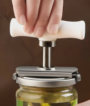 Verstelbare RVS Flesopener en Blikopener - Arbeidsbesparend Keukengereedschap