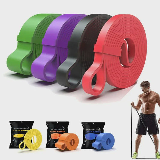 Professionele Weerstandsbanden Set - Latex Elastische Banden voor Krachttraining, Pilates & Pull-ups