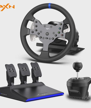 PXN V99 Force Feedback Racestuur met Pedalen en Schakelpook - 270/900 Graden Gaming Stuurwiel