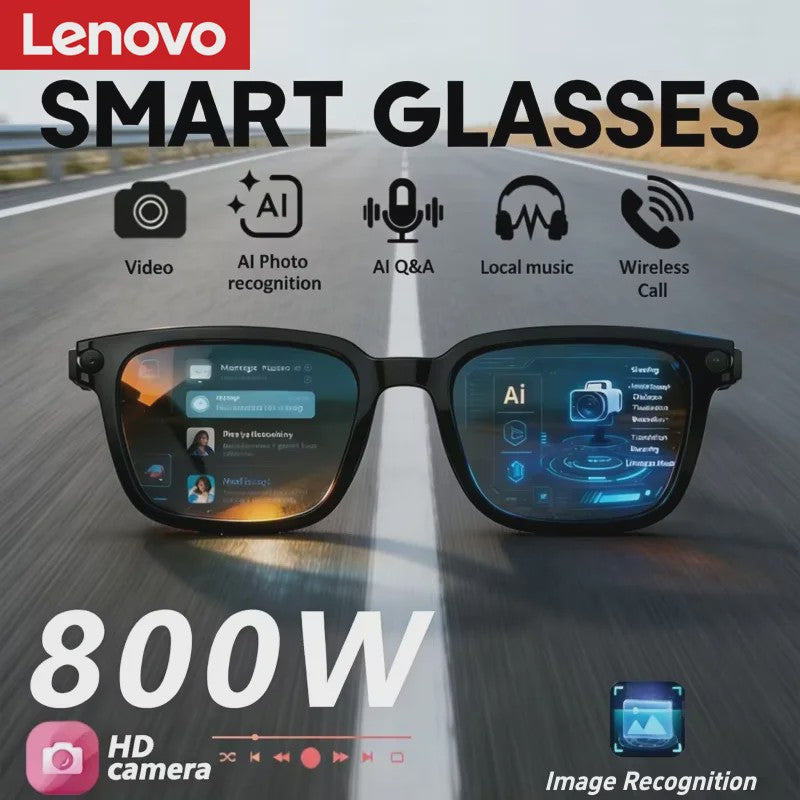 Smart AI Bril met Camera, Vertaling & Bluetooth - Fotografeer & Bel Handsfree