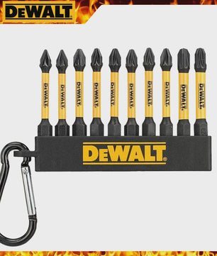 DEWALT FLEXTORQ Schroefbit Set - 10-delig Pozi & High Impact Bits PZ1, PZ2, PH2