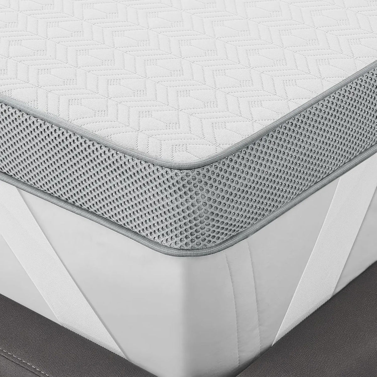 Vesgantti Gel Memory Foam Matrastop deken 7.5 cm - Koel Slapen & Rugpijn Verlichting