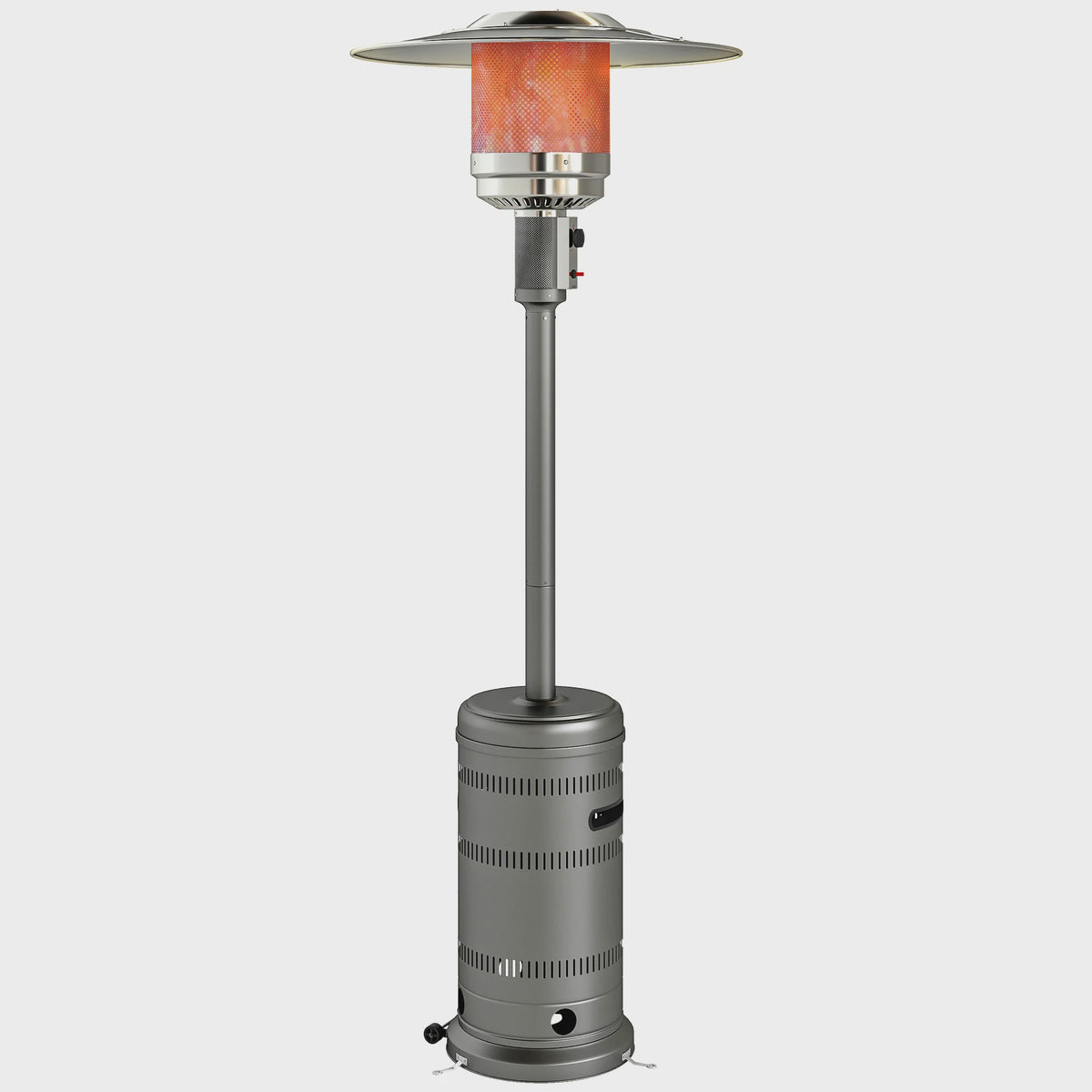 Outsunny Terrasverwarmer Gas 13000W - Draagbaar, Verstelbaar & Veilig