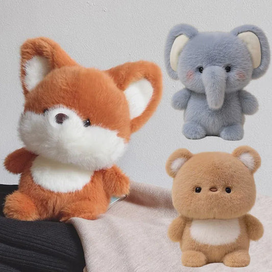 Schattige Pluche Dieren Knuffels & Kussens - Beer, Olifant, Varken & Meer - Cadeau Kinderdag