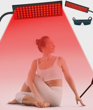 Roodlichttherapie Lamp met Verstelbare Stand - Dual Chip 660/850nm voor Pijnverlichting & Huidverzorging