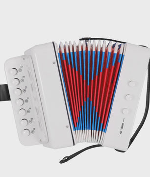 Mini Accordion Speelgoed voor Kinderen - 10 Toetsen Muziekinstrument van ABS Materiaal