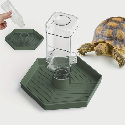 Automatische Reptielen Voerbak en Waterdispenser voor Kleine Hagedissen, Kikkers, Slangen en Schildpadden