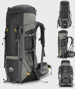 Night Cat Kampeerrugzak 70L/90L - Waterdicht, Lichtgewicht & Ademend - Outdoor Rugzak voor Wandelen & Reizen