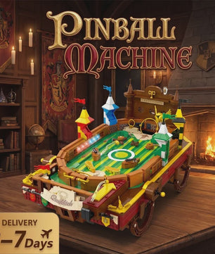 Bouw je eigen Pinball Machine met Motor: 2240-delige Assembleerbare Modelbouwset
