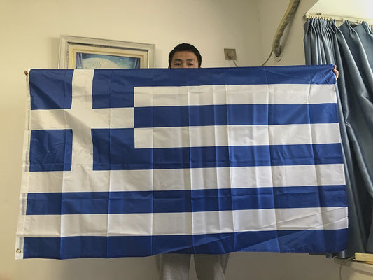 Griekse Vlag 3x5ft - Polyester Nationale Vlag van Griekenland