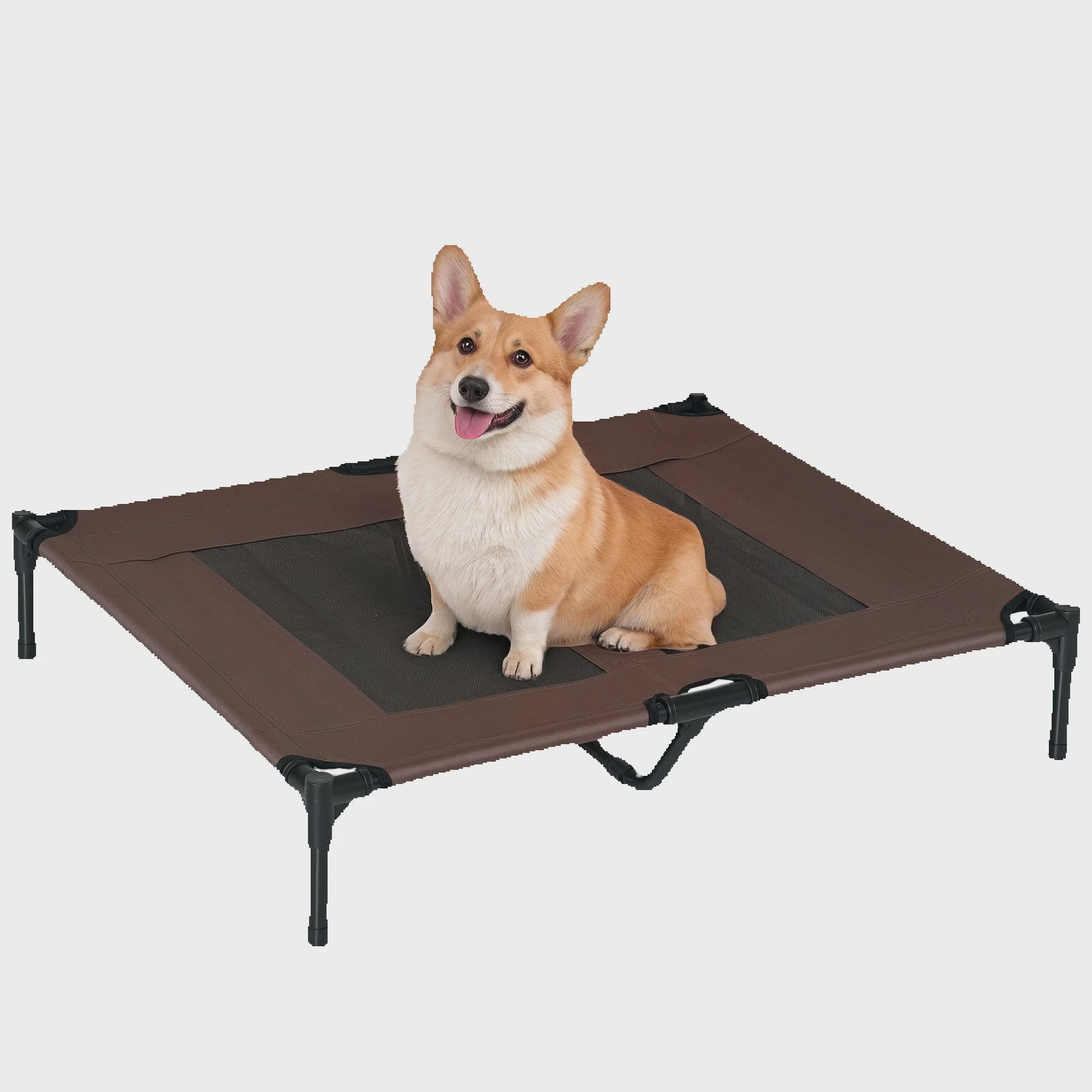 PawHut bed-footed dog bed cat camp bed bed raised aniamux Great Comfort fabric Oxford microphone-perforated Textilene aci