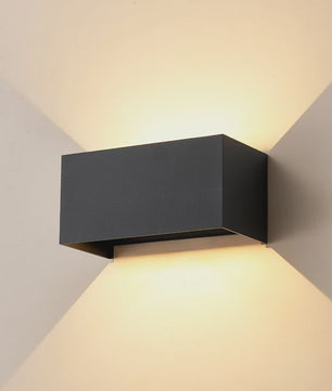 Aluminium LED Wandlamp Buiten IP65 Waterdicht - 12W/24W - Warm & Koel Wit