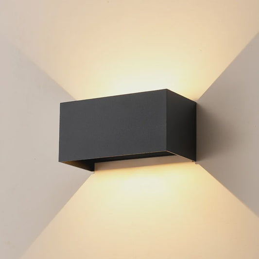 Aluminium LED Wandlamp Buiten IP65 Waterdicht - 12W/24W - Warm & Koel Wit